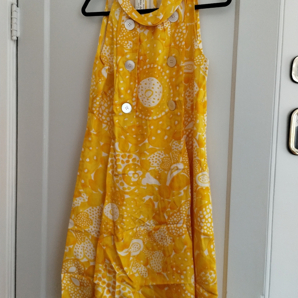 Chic Vintage cocktail midi dress made in France in pure silk, rare